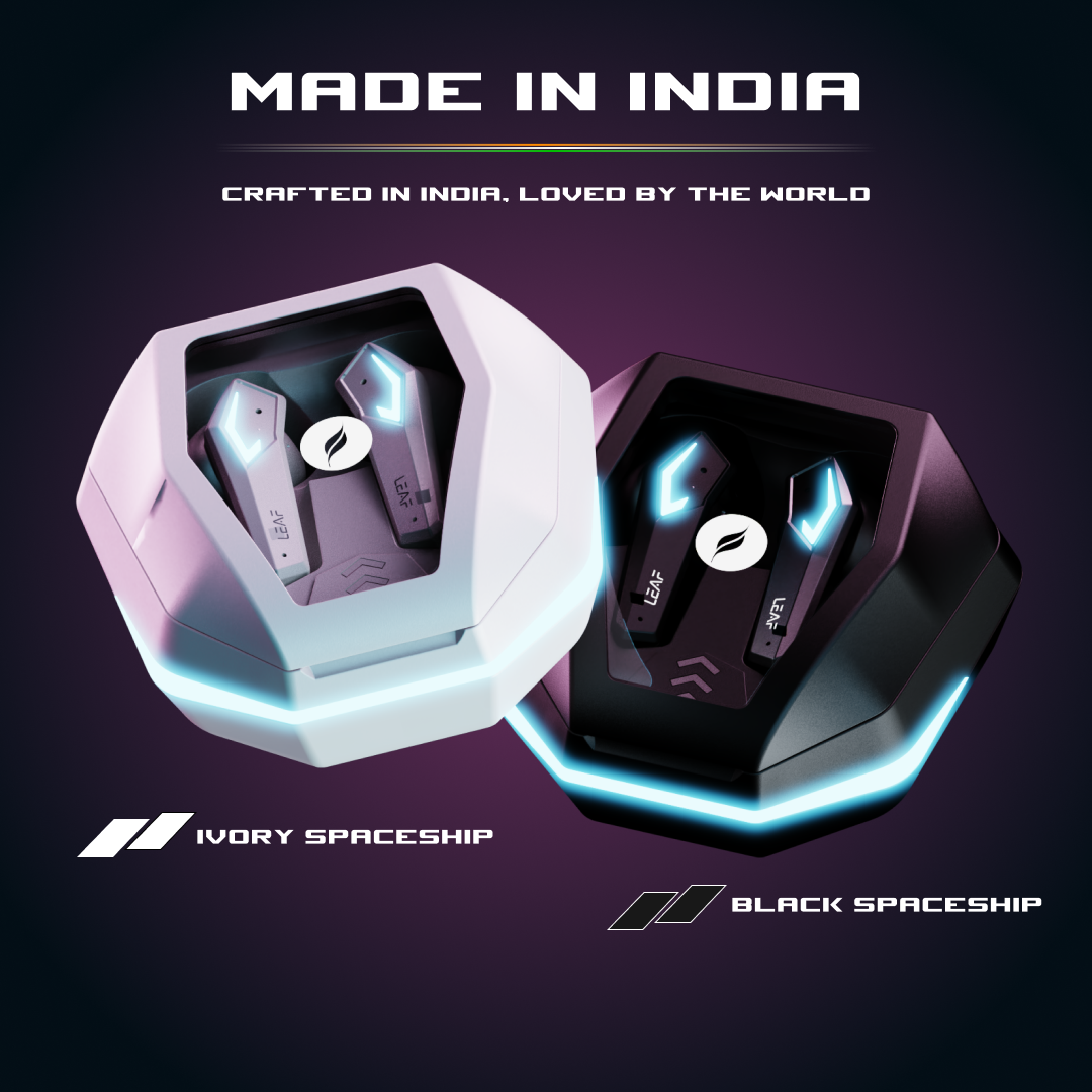 Leaf Buds X468 Wireless Earbuds (Ivory Spaceship)