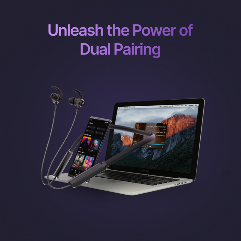 LEAF RUSH X214 CARBON BLACK WIRELESS EARPHONES - Leaf Studios