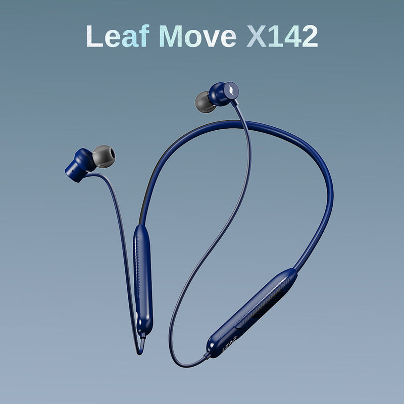 LEAF MOVE X142 MIDNIGHT BLUE WIRELESS EARPHONES - Leaf Studios