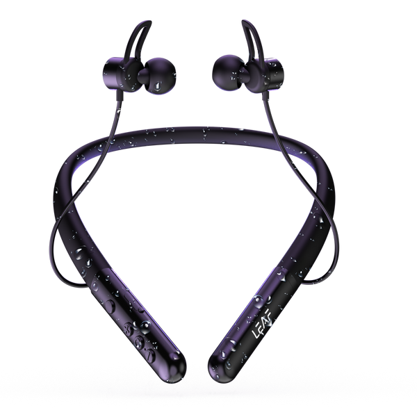 LEAF RUSH X342  WIRELESS EARPHONES (CARBON BLACK)