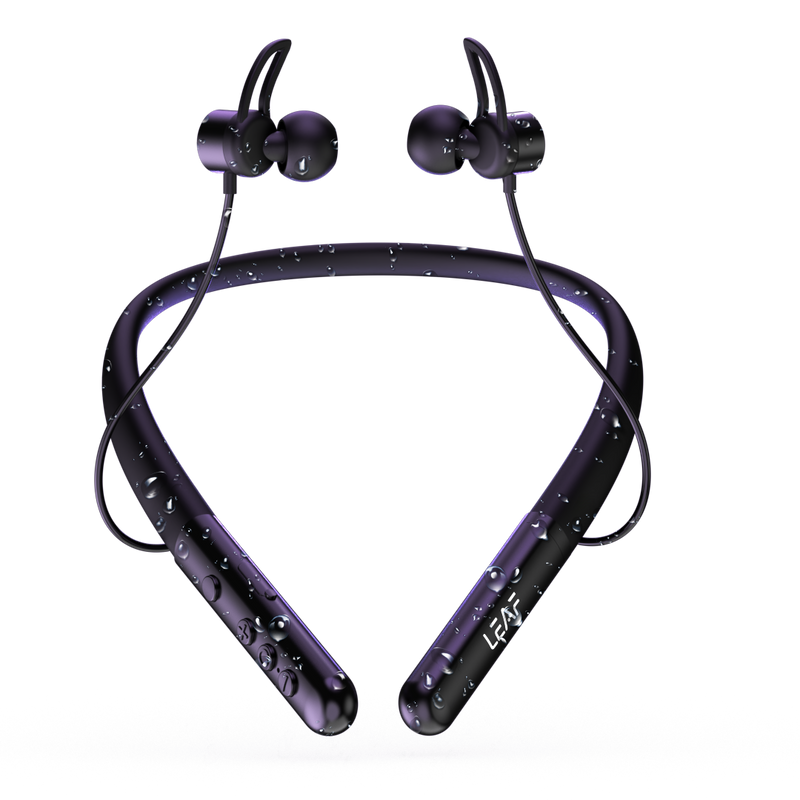 LEAF RUSH X342  WIRELESS EARPHONES (CARBON BLACK)