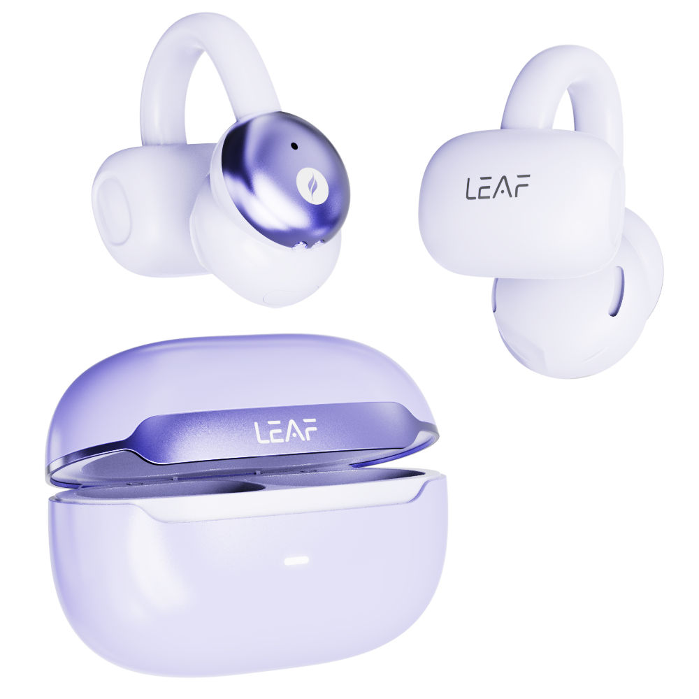 LEAF BUDS AIR WIRELESS OPEN EAR EARBUDS (LAVENDER)