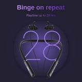 LEAF RUSH X214 CARBON BLACK WIRELESS EARPHONES - Leaf Studios