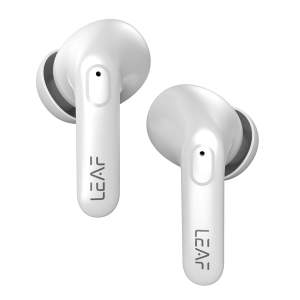 LEAF BUDS X168 PURE WHITE TRUE WIRELESS EARBUDS - Leaf Studios