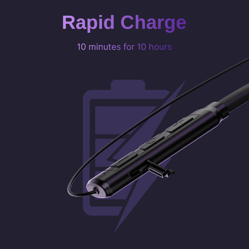 LEAF RUSH X214 CARBON BLACK WIRELESS EARPHONES - Leaf Studios